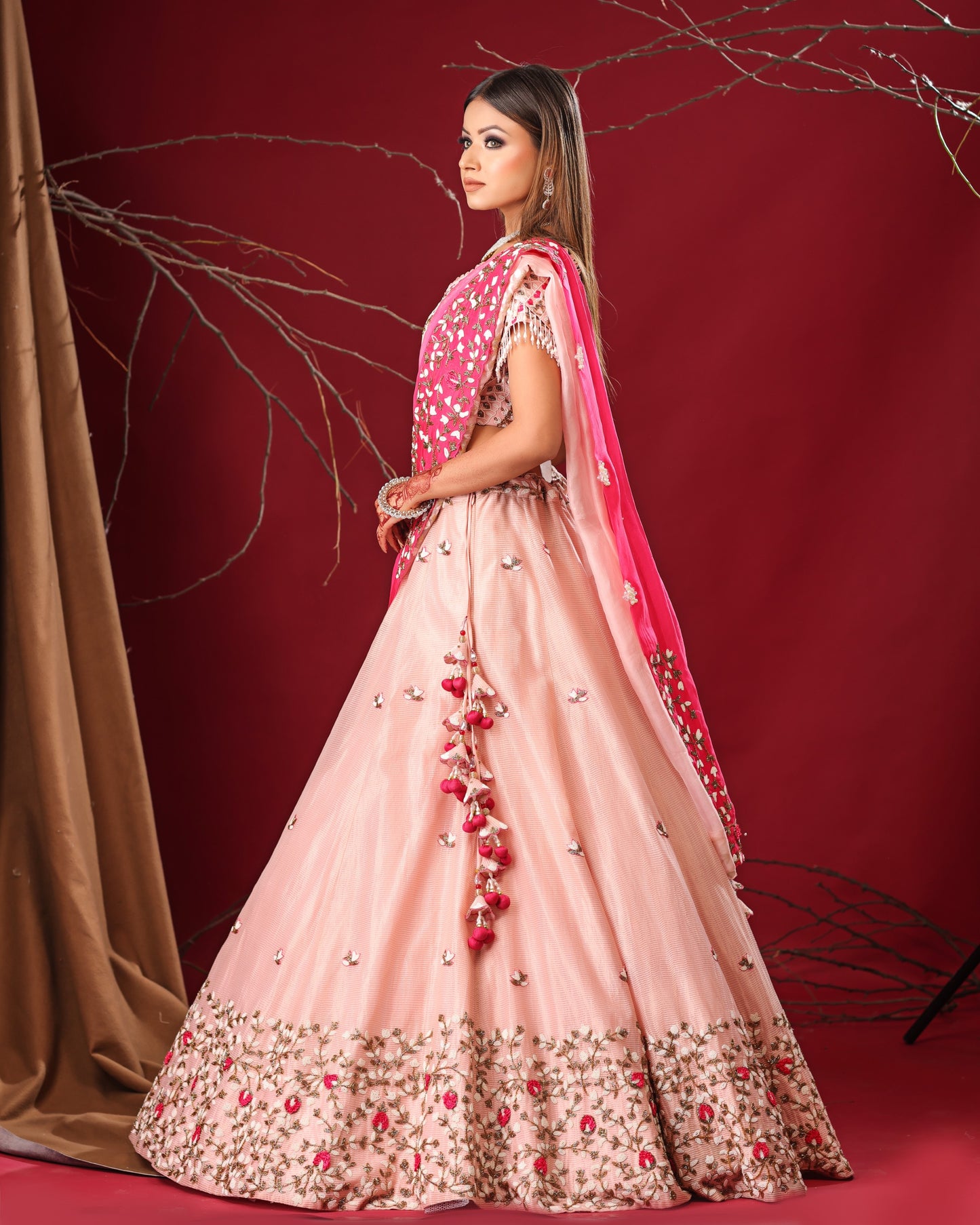 Pastel Pink lehenga set
