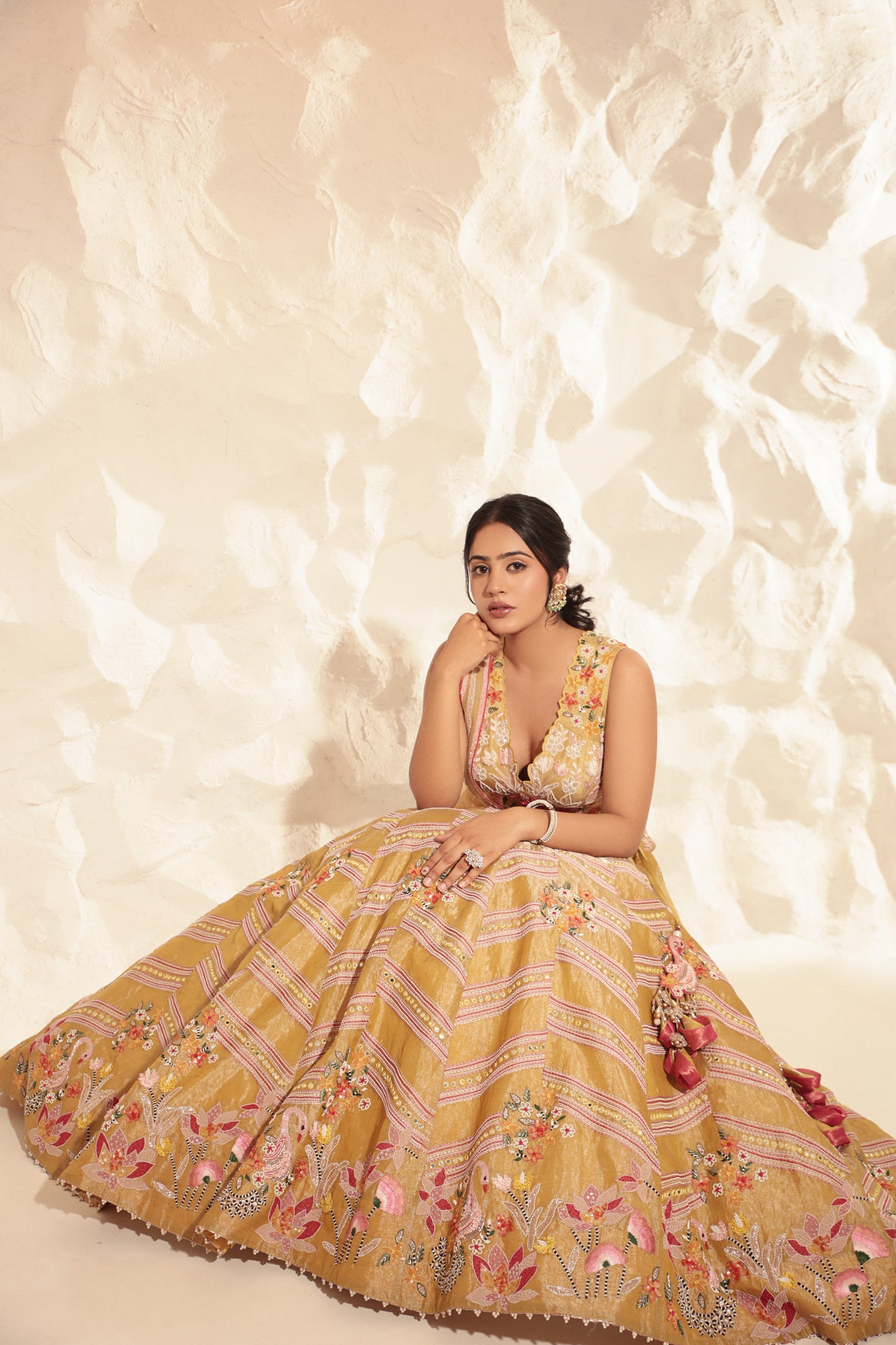 Yellow lehenga Set
