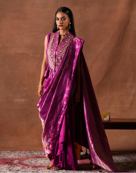 The Brocade Drape Saree