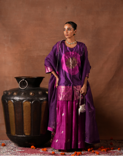 Shibori Kurta Set