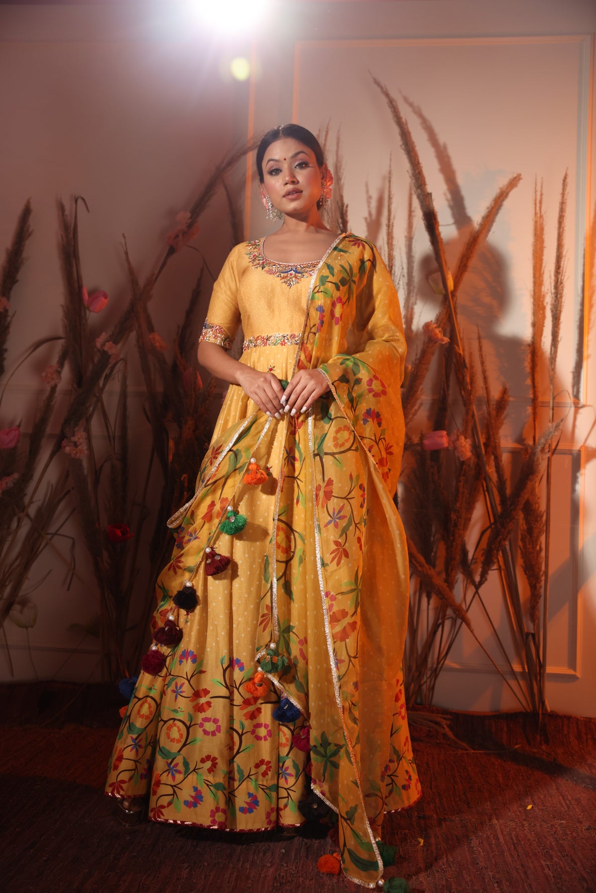 Printed Anarkali