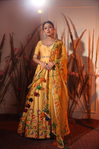 Printed Anarkali