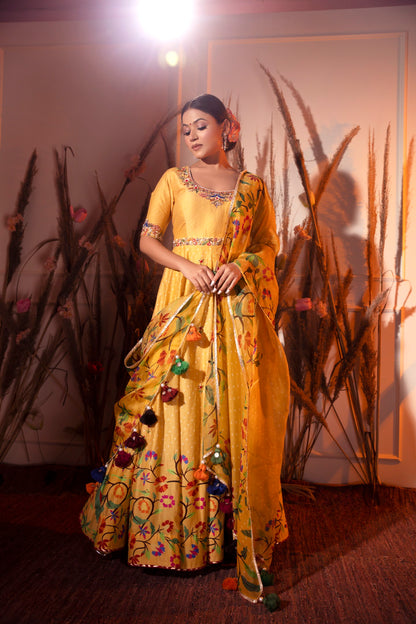 Printed Anarkali