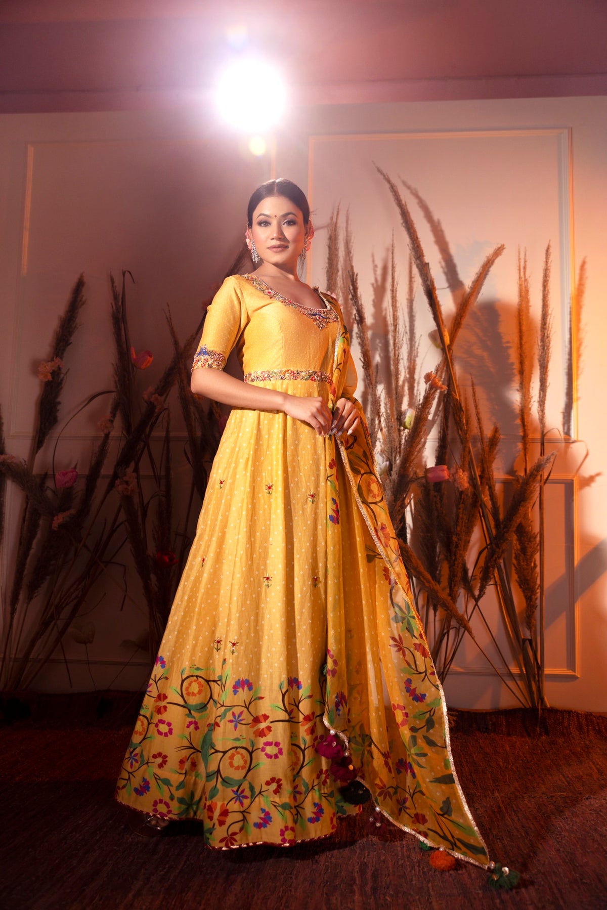 Printed Anarkali
