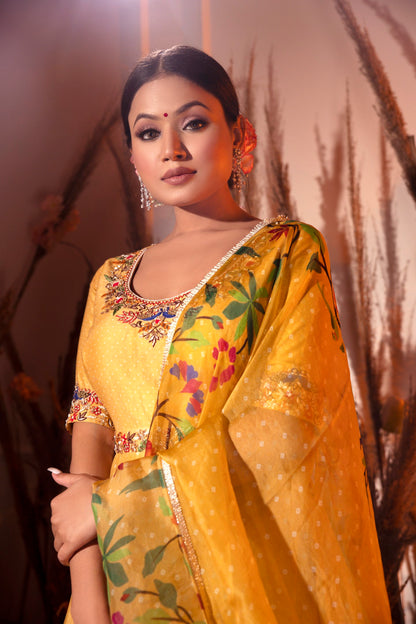 Printed Anarkali