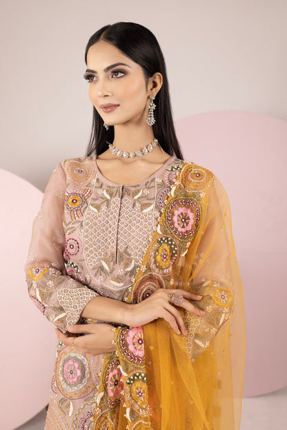 Beige Sharara Set
