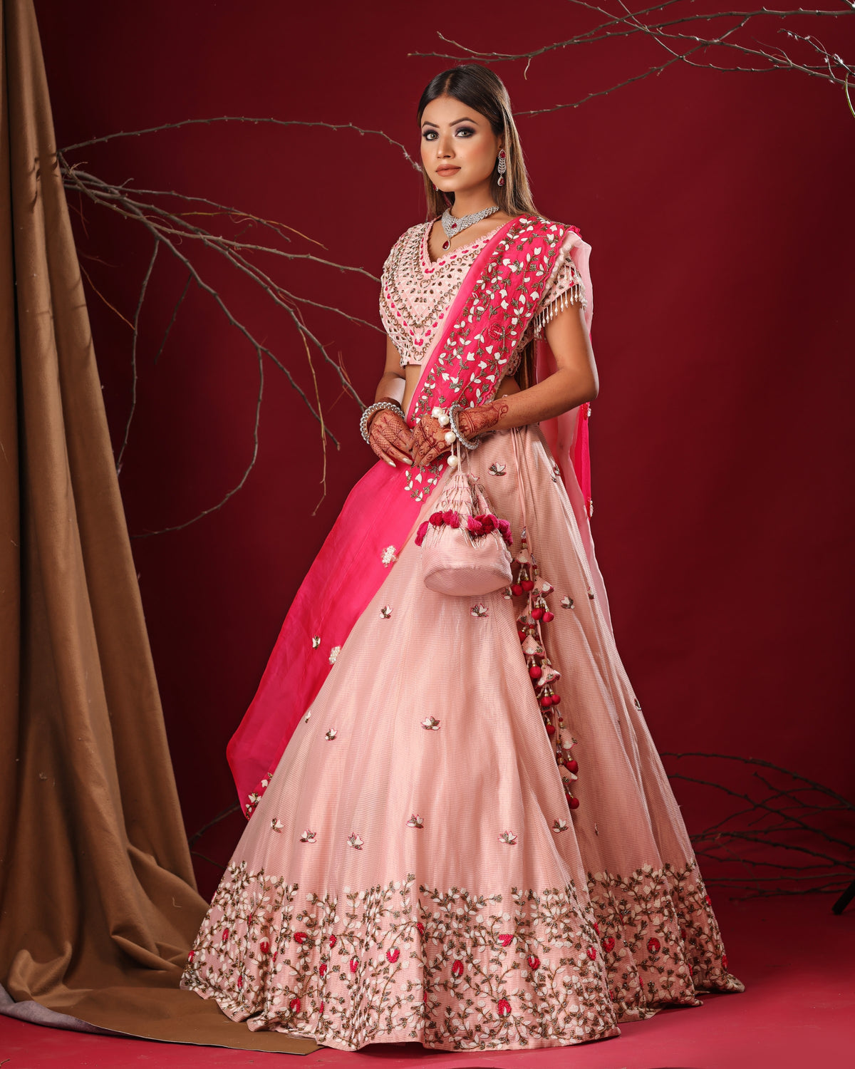 Pastel Pink lehenga set