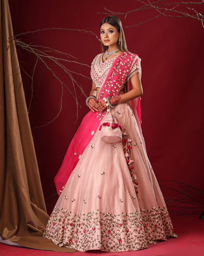 Pastel Pink lehenga set