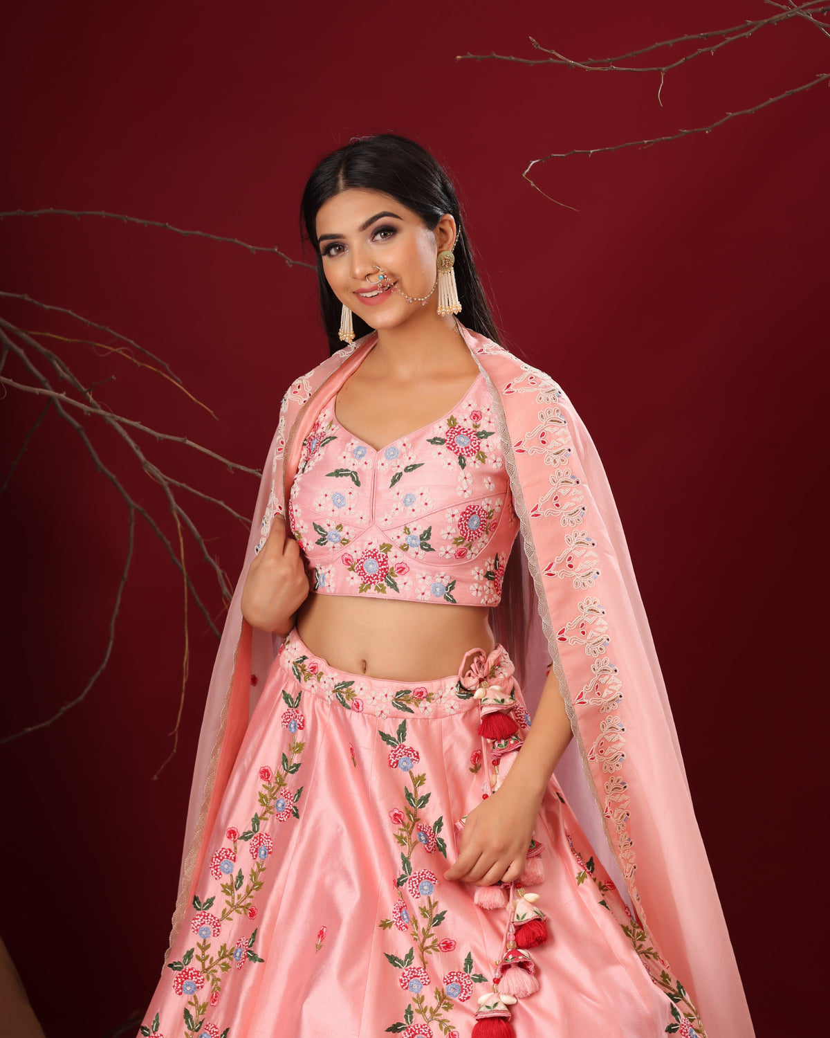 Pastel Pink lehenga set