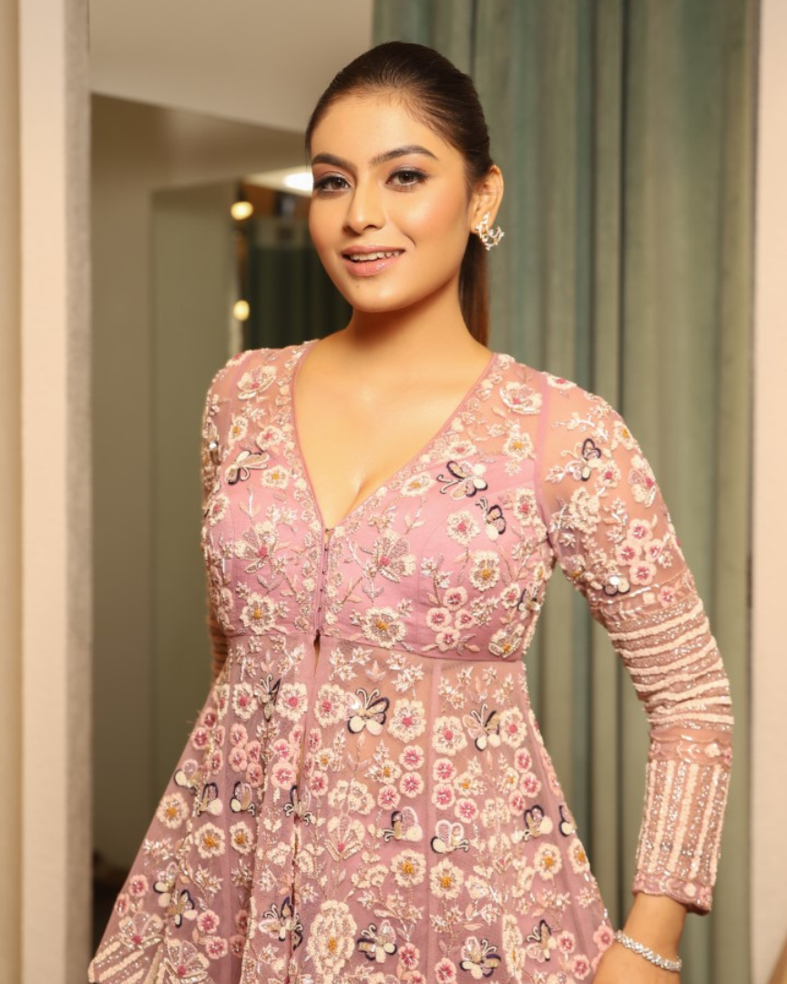 Powder Pink Sharara Set
