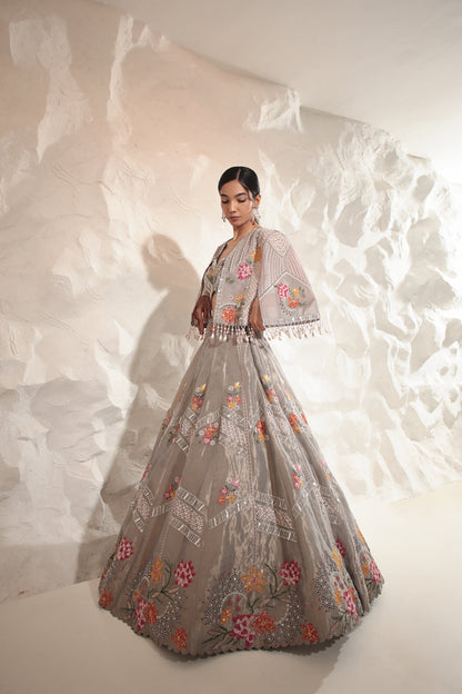 Cape Set Lehenga