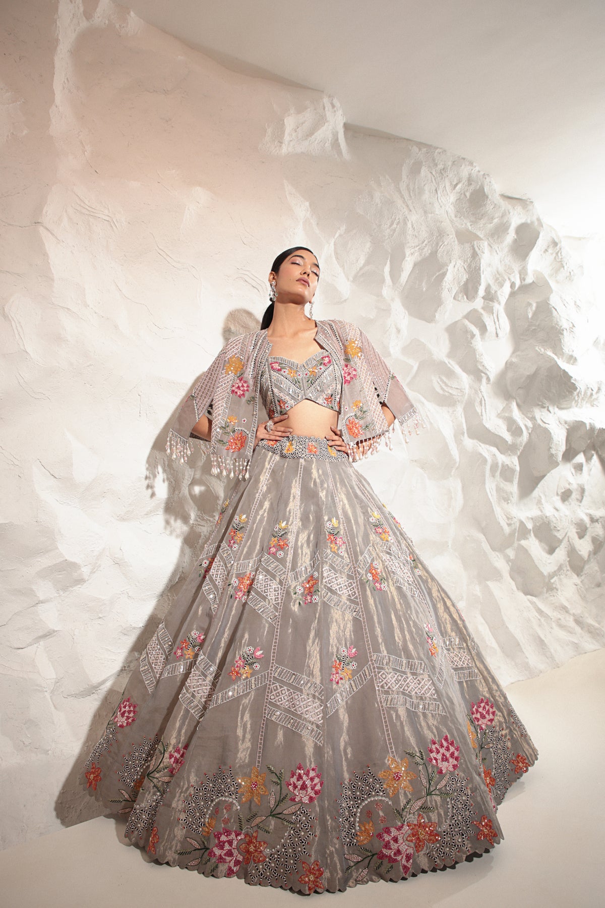 Cape Set Lehenga