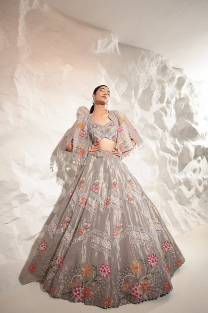 Cape Set Lehenga