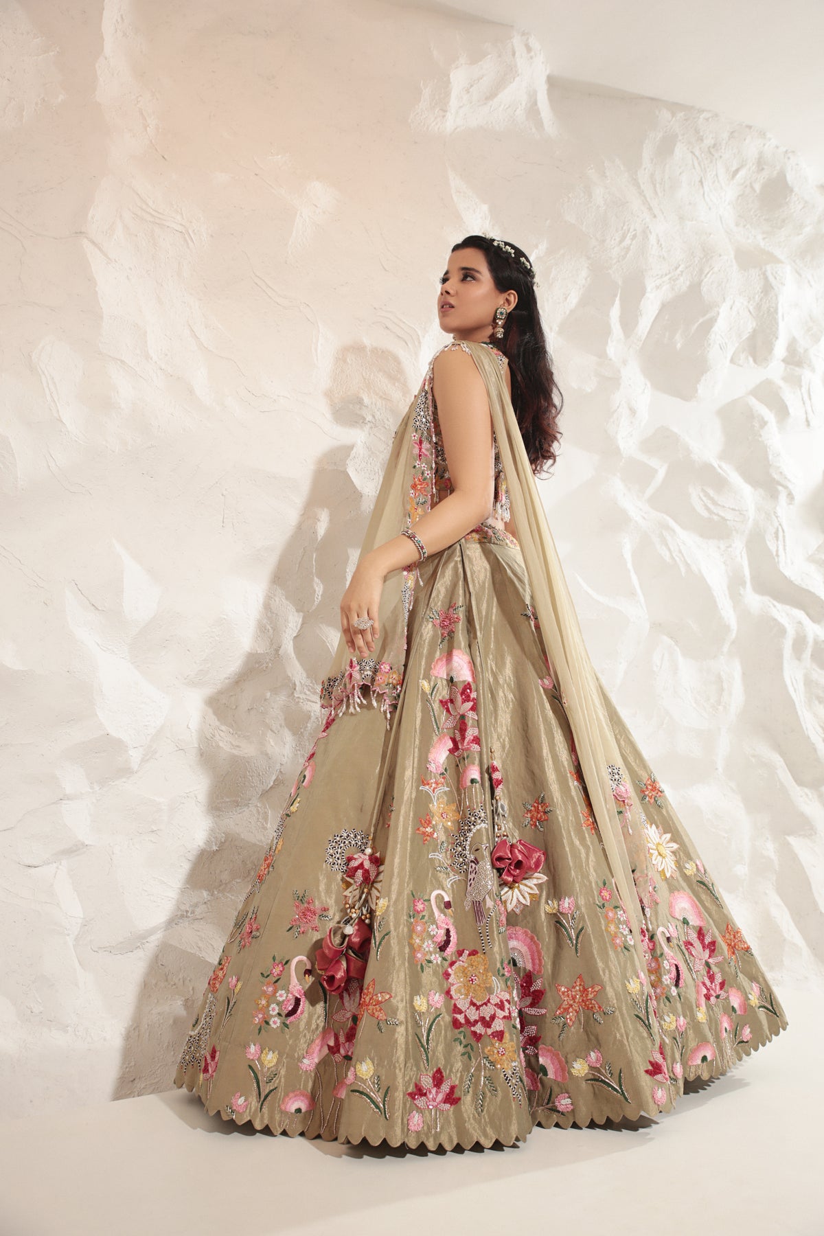 Green Lehnga Set