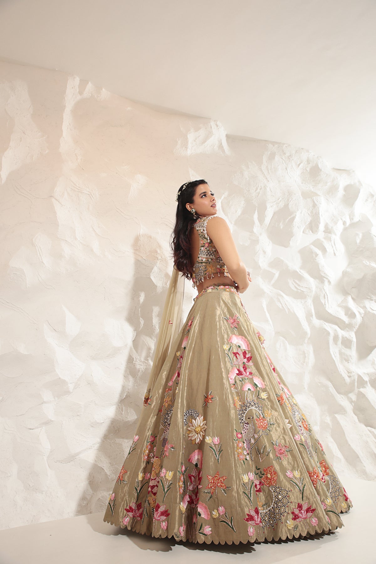 Green Lehnga Set