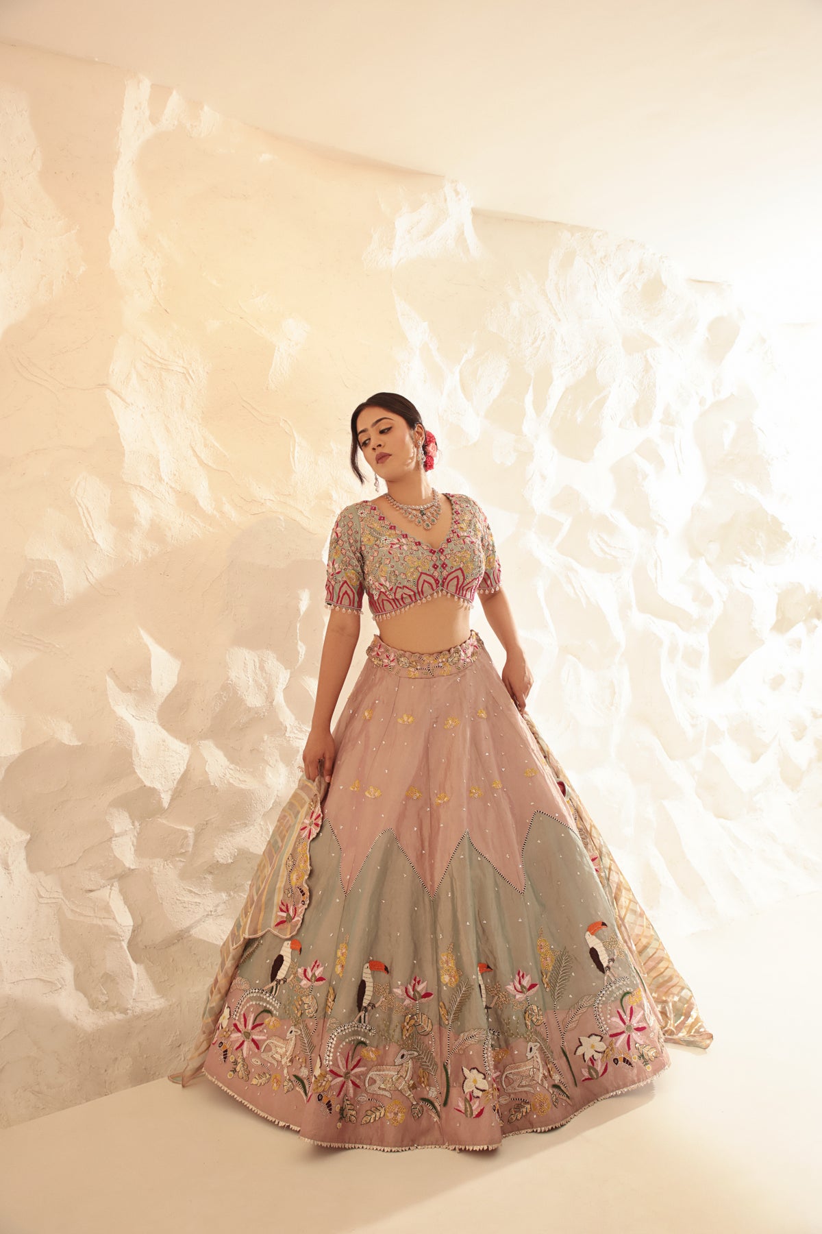 Muti-Color Lehenga Set