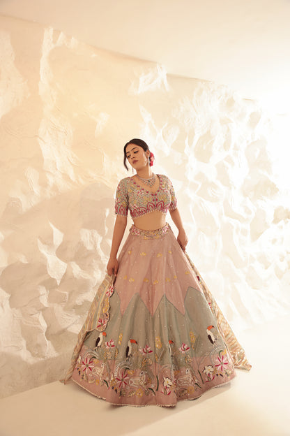Muti-Color Lehenga Set
