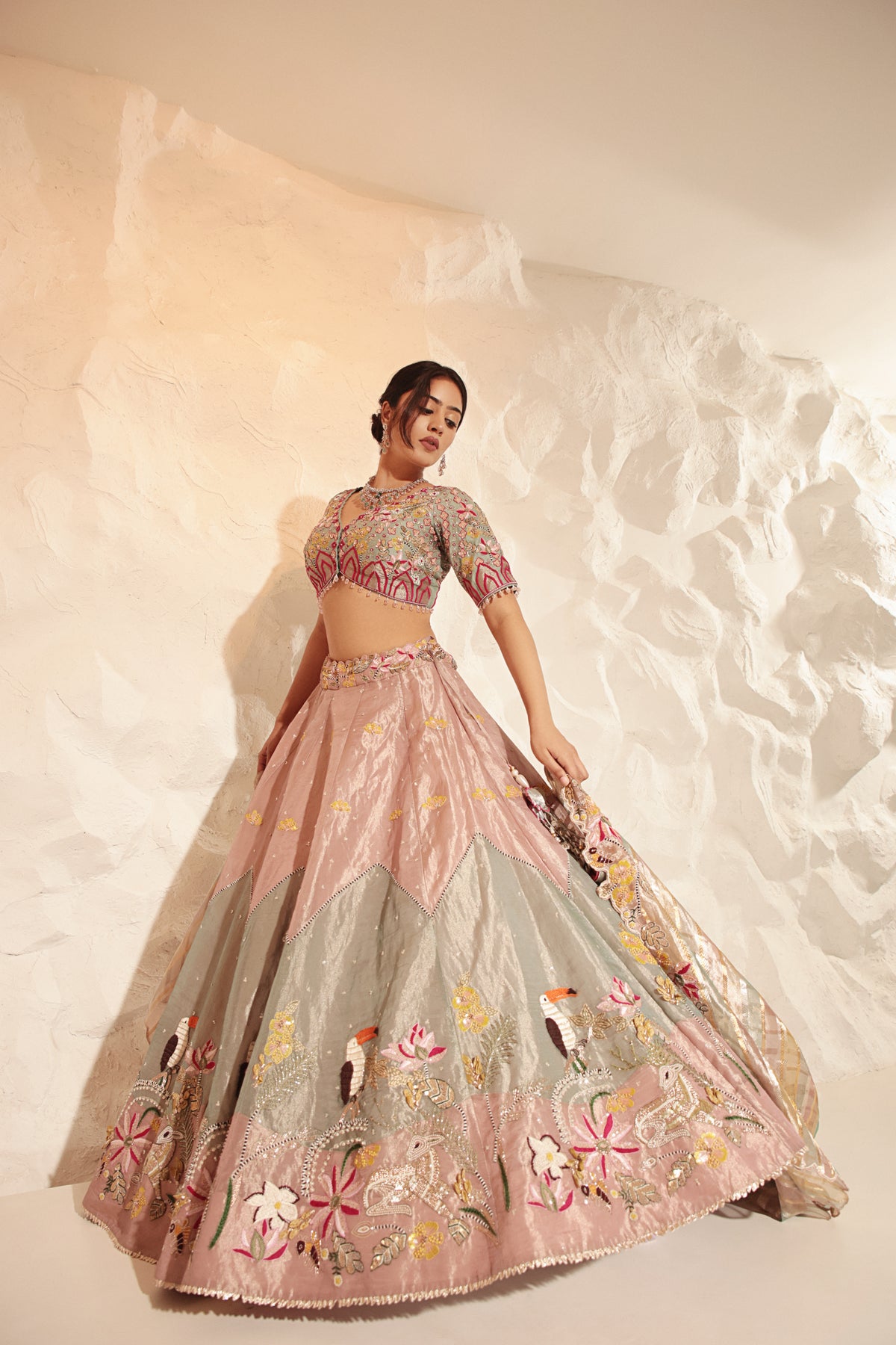 Muti-Color Lehenga Set