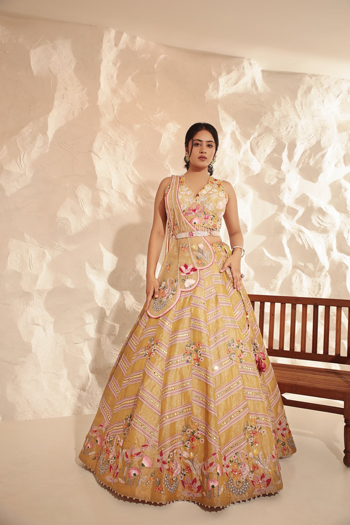 Yellow lehenga Set