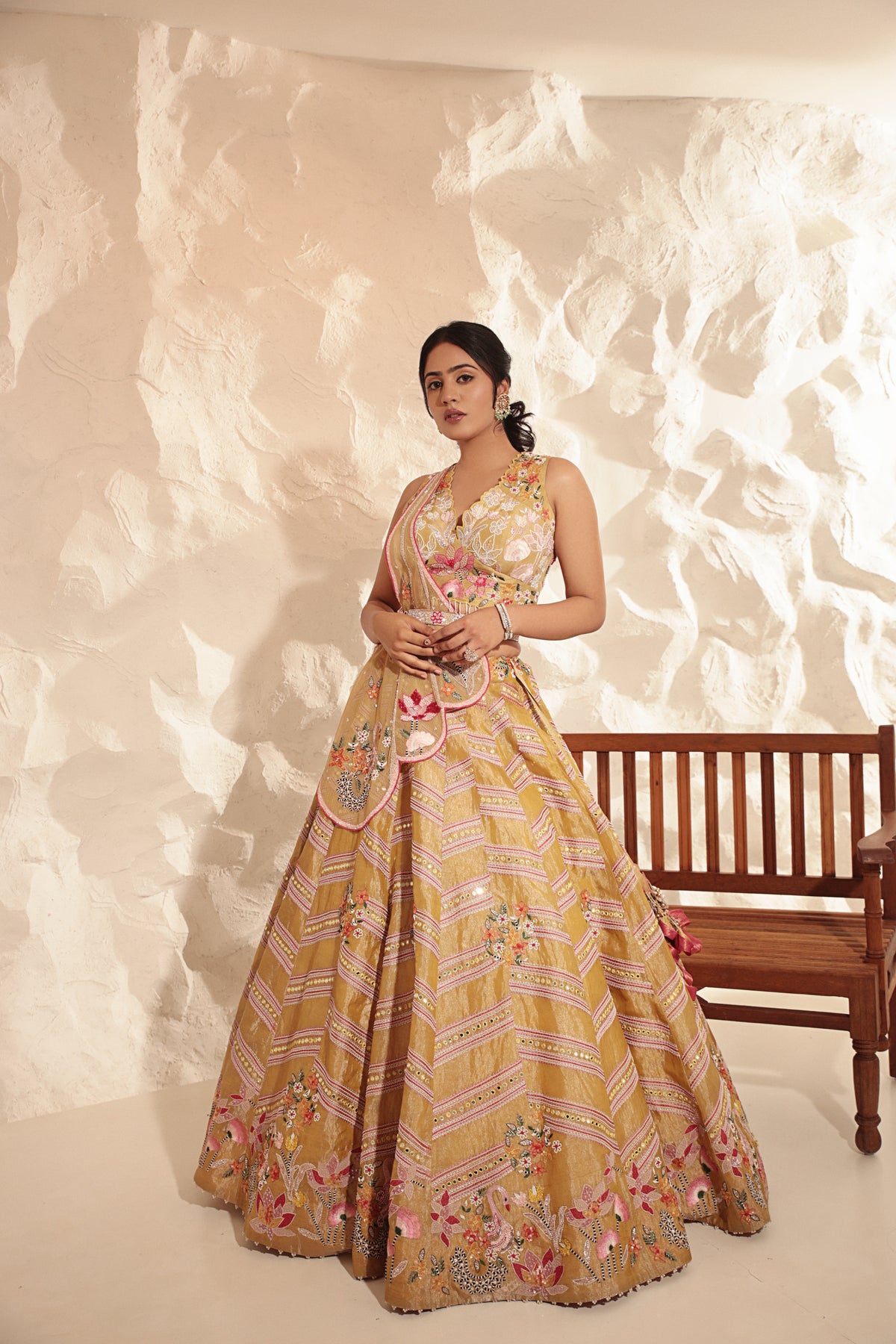 Yellow lehenga Set