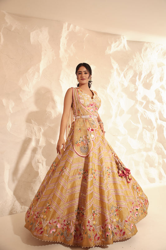 Yellow lehenga Set