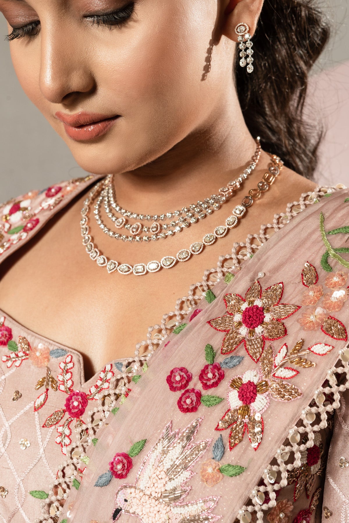 Pastel Pink Lehenga Set