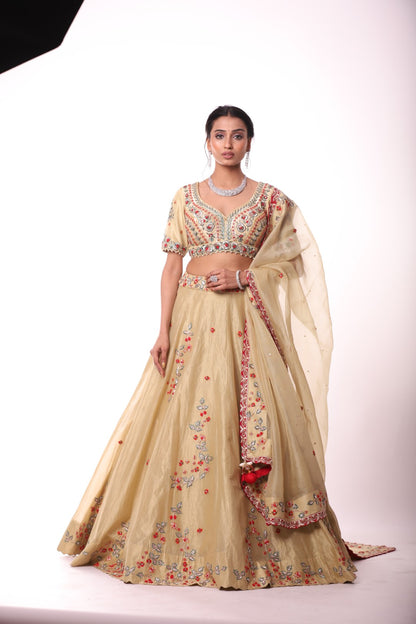 Lemon Yellow Lehenga Set