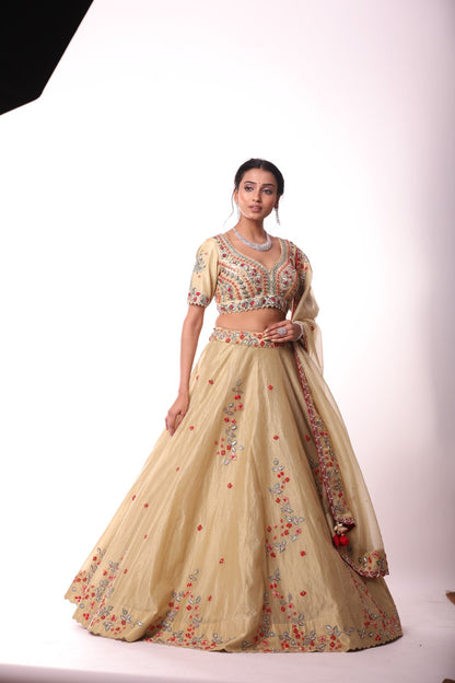 Lemon Yellow Lehenga Set