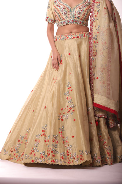 Lemon Yellow Lehenga Set