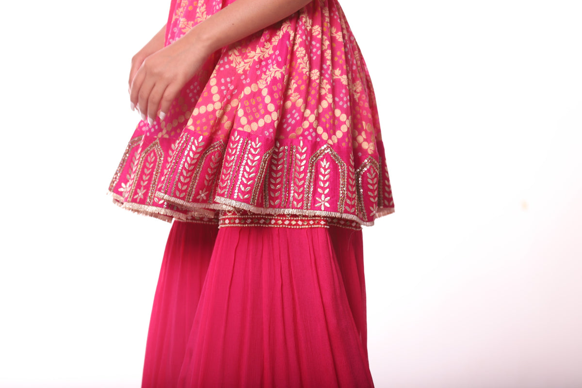 Bandhani Sharara Set