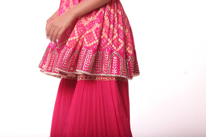 Bandhani Sharara Set