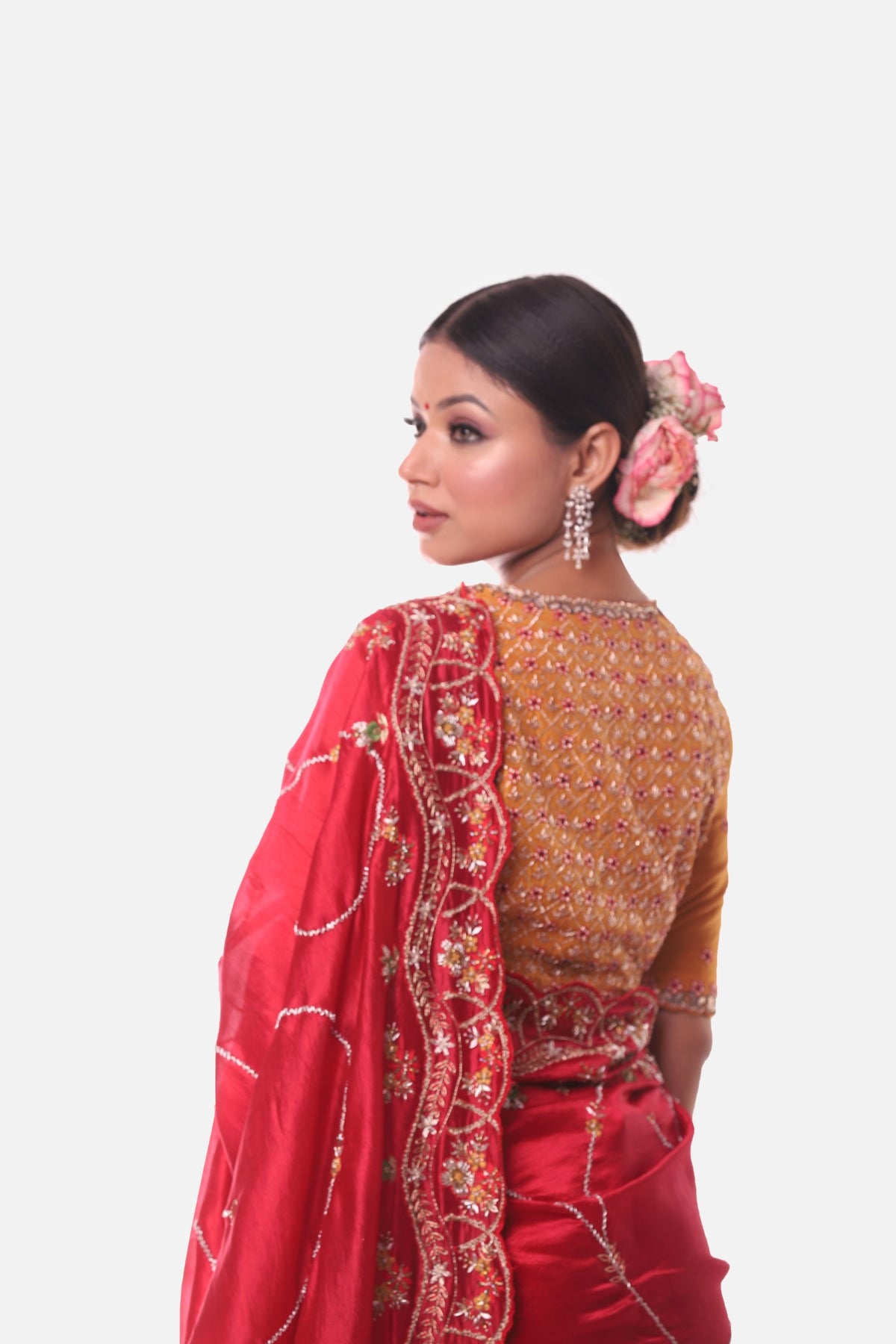 Red Saree