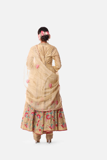 Yellow Anarkali Jacket