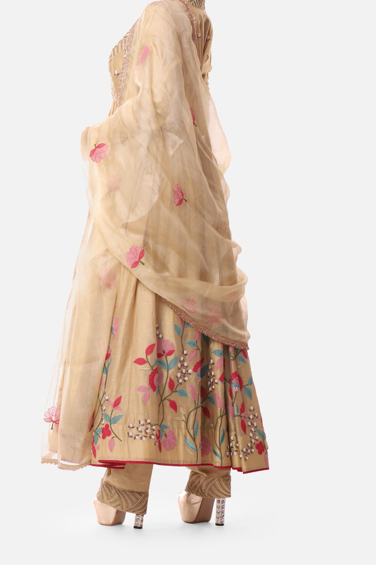 Yellow Anarkali Jacket
