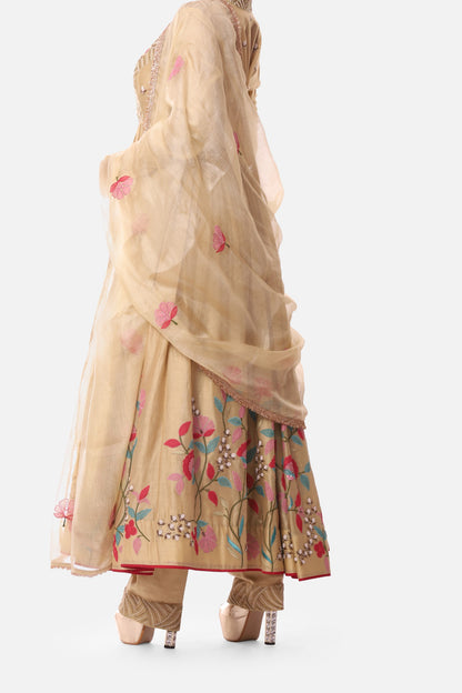 Yellow Anarkali Jacket