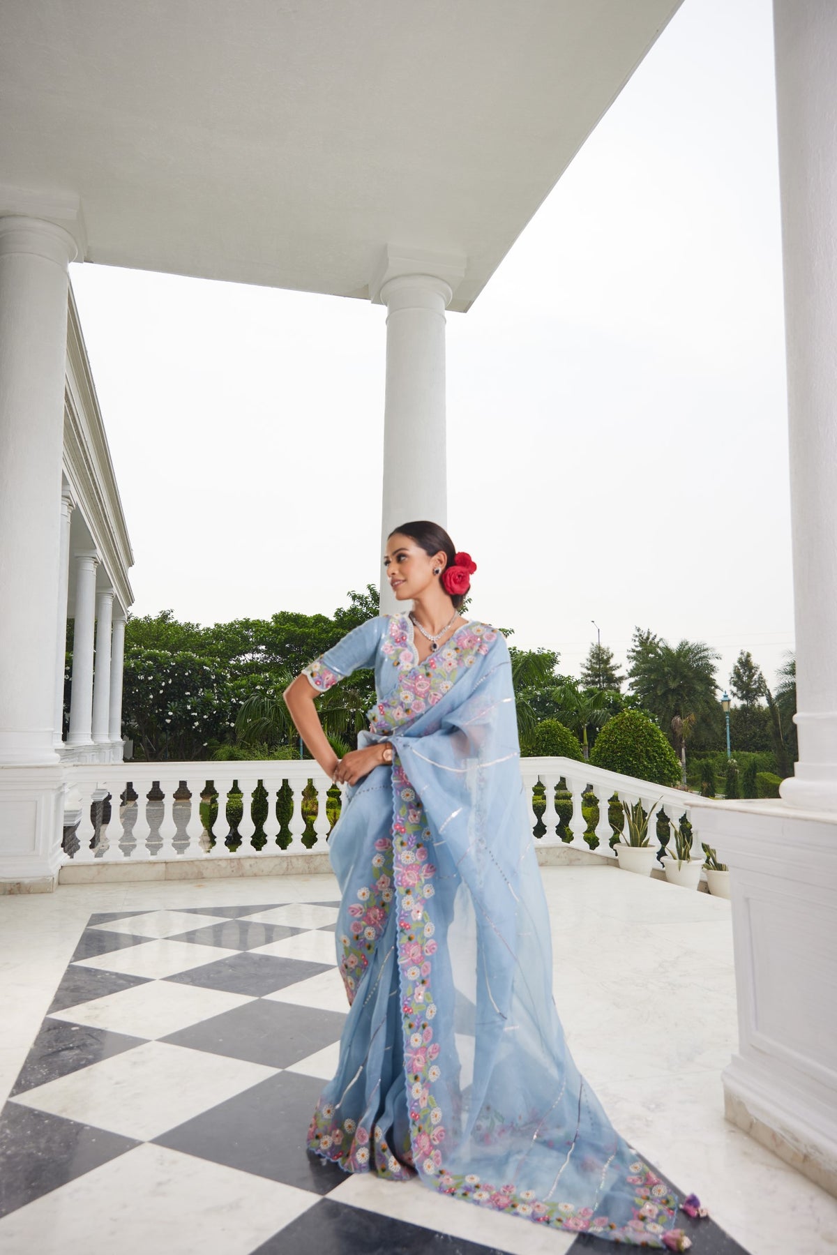 Organza Saree