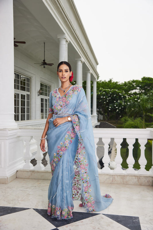 Organza Saree