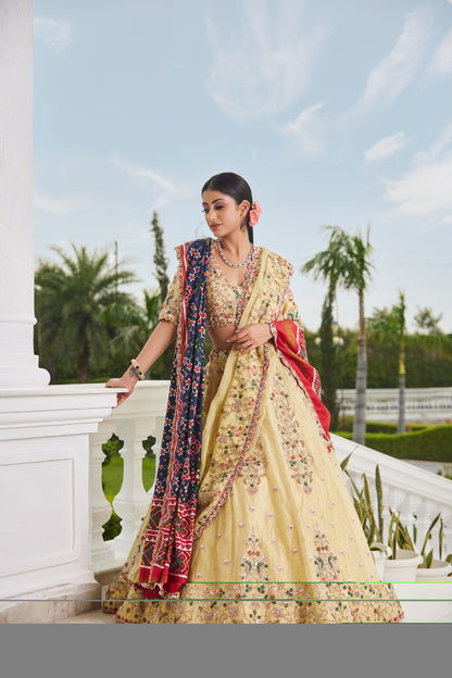 Lemon Yellow Lehenga Set