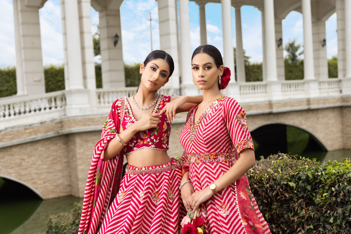 Paithani Print Anarkali