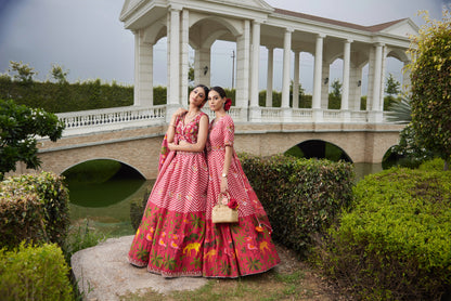 Paithani Print Anarkali