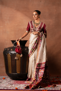 Classic Double Ikat Saree